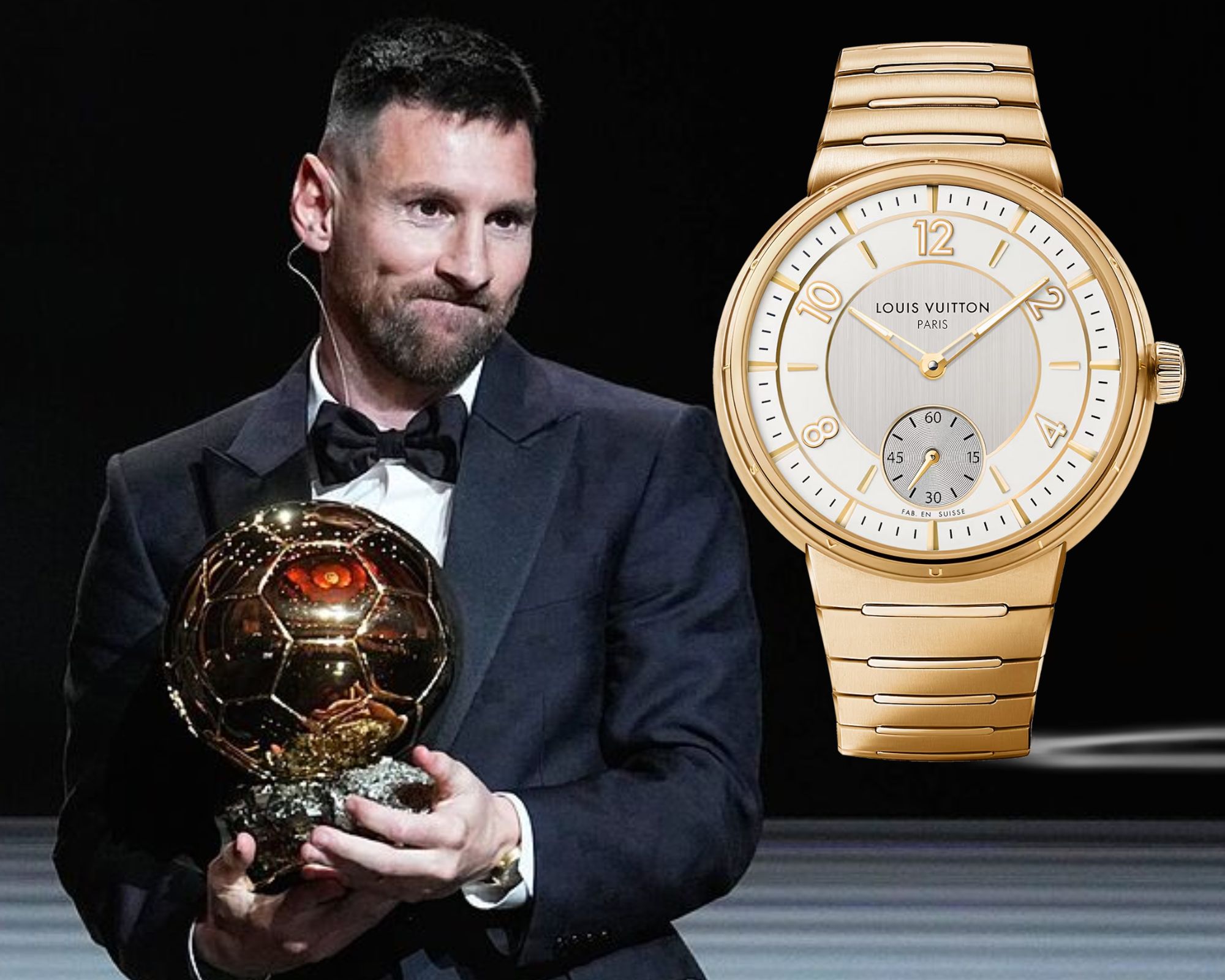 Este fue el reloj que Leo Messi lució al recoger su nuevo Balón de Oro