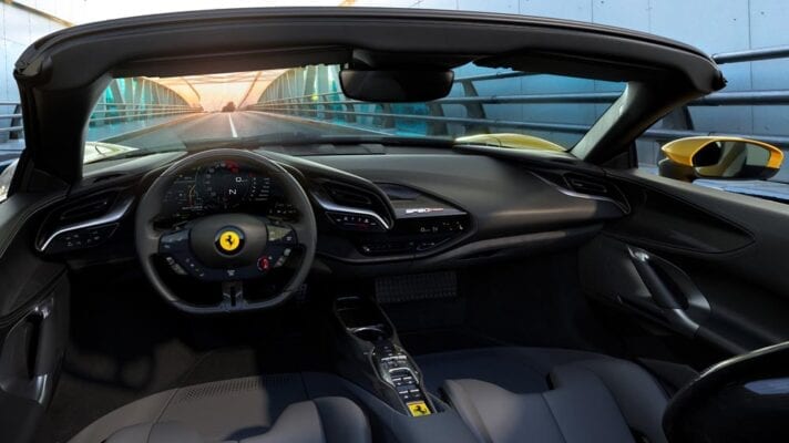 Ferrari SF90 Spider interior