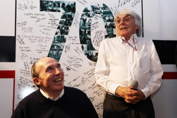 Frank Williams y Ecclestone