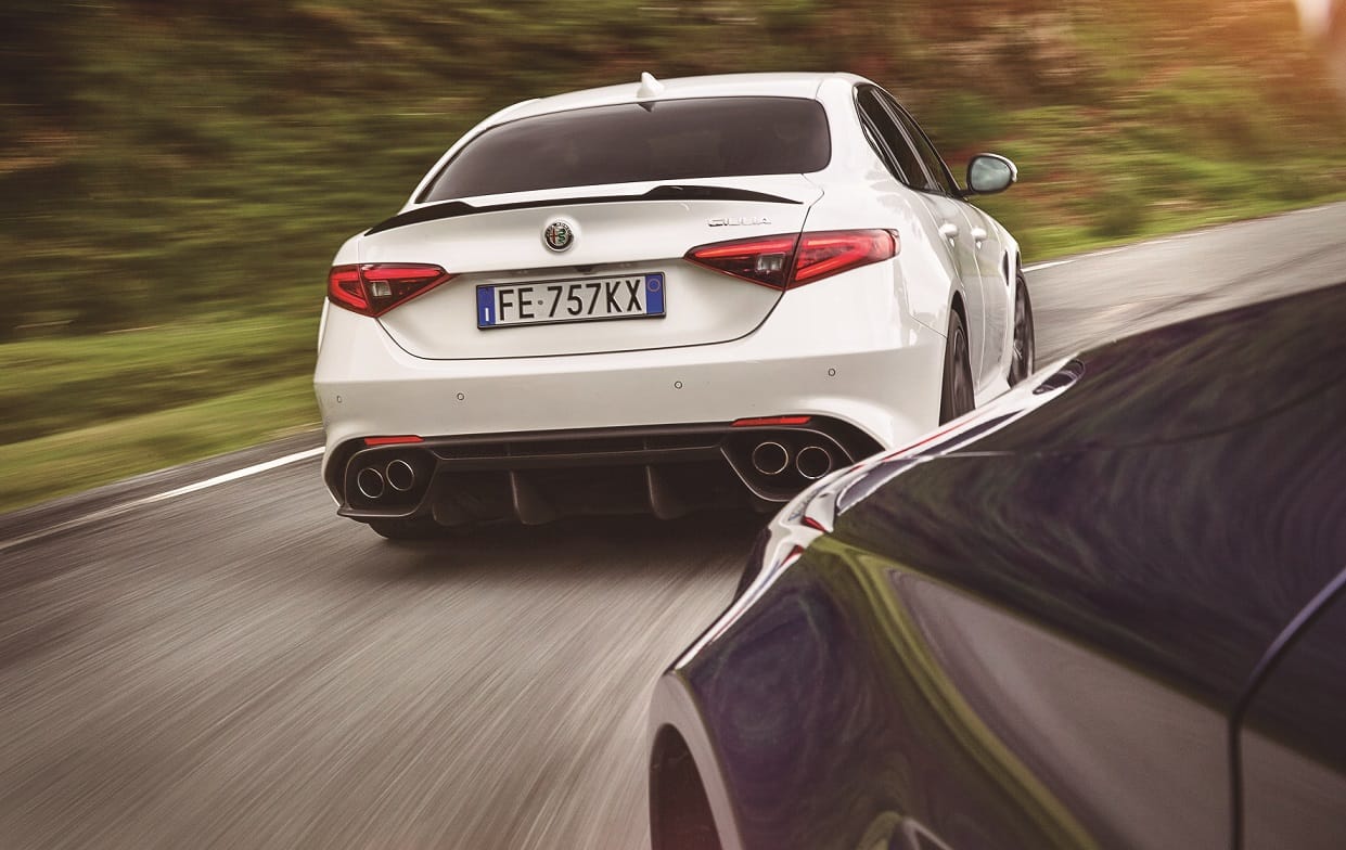 Alfa Romeo Giulia QV VS BMW M4 y Mercedes AMG C63