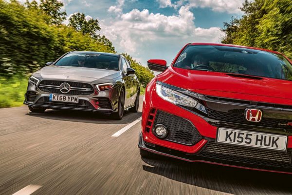 VW Golf R, Mercedes-AMG A35 y Honda Civic Type R: Nacidos para la gloria