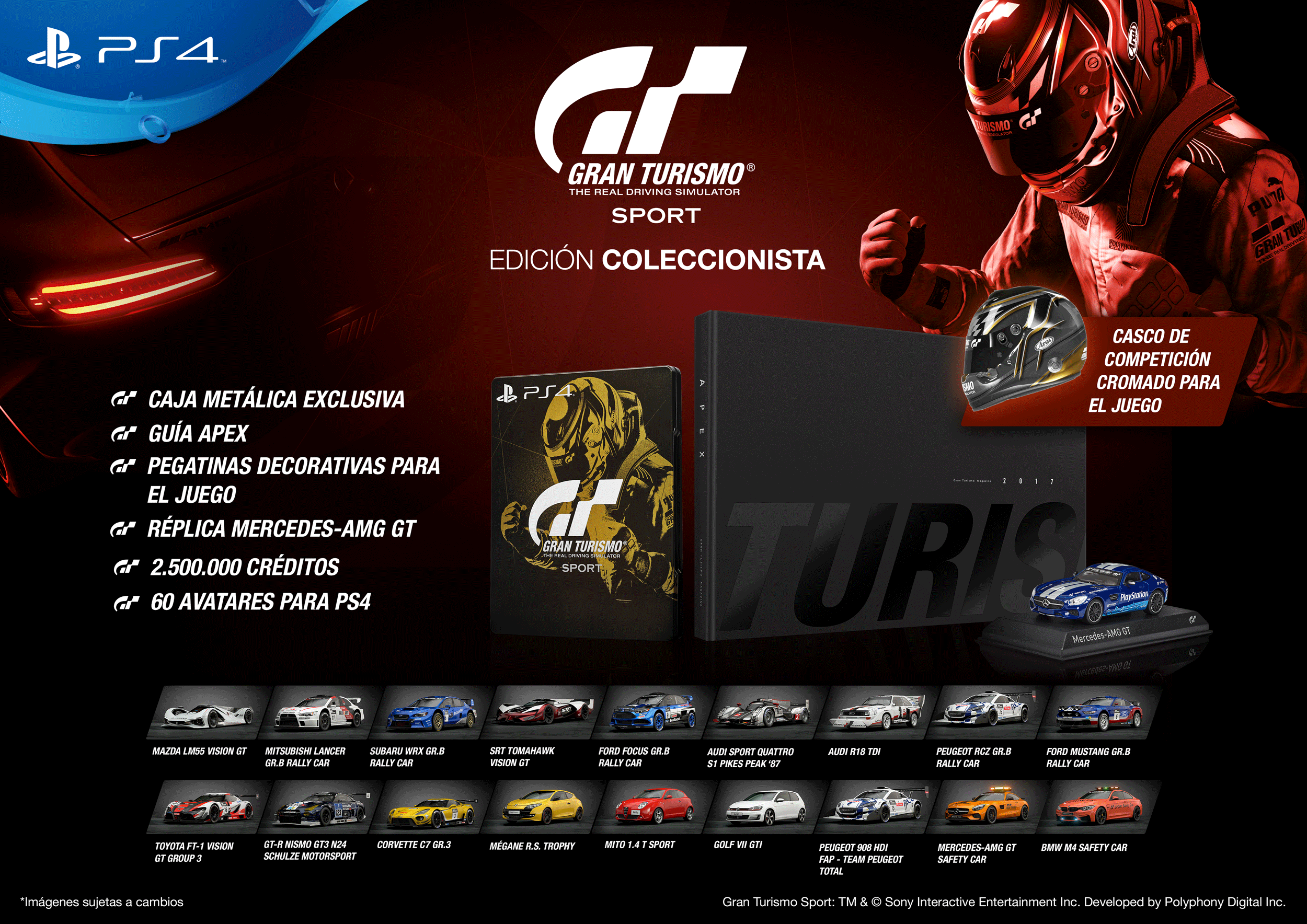 Gran Turismo Sport llegará en exclusiva a PS4 el próximo 18 de octubre