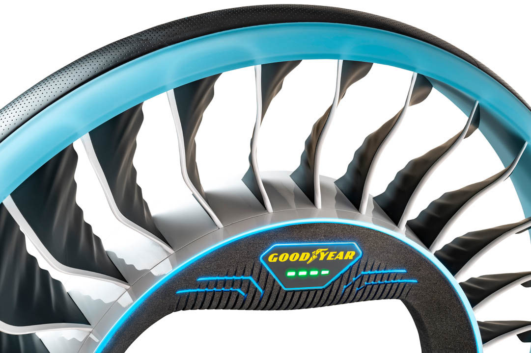 Goodyear AERO, neumático que servirá como hélice en los coches voladores