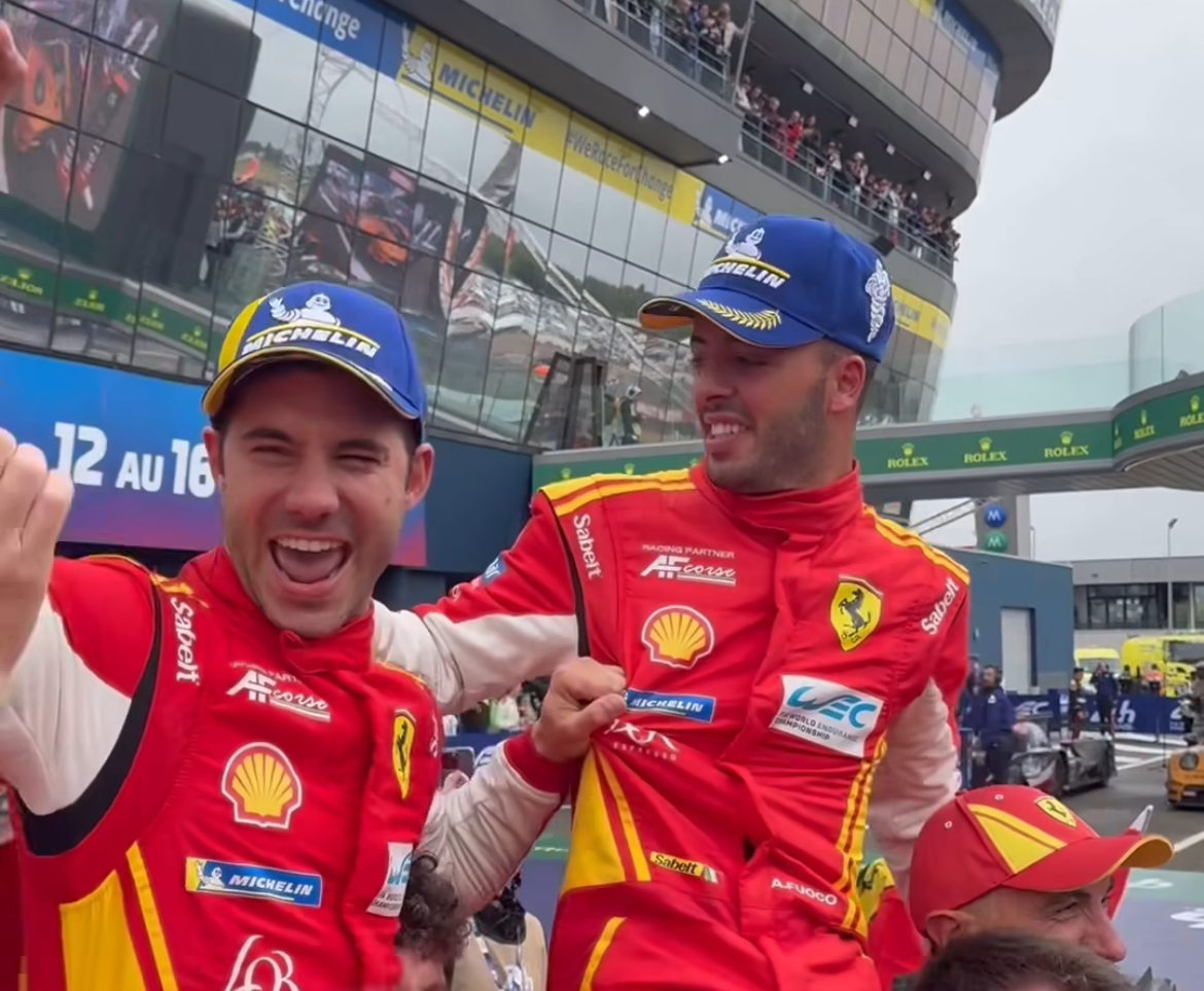 Ferrari revalida el título en Le Mans y Miguel Molina hace historia