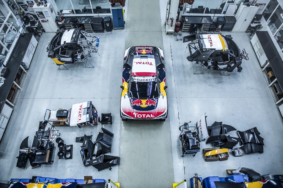 Los colores de Peugeot para el Rally Dakar