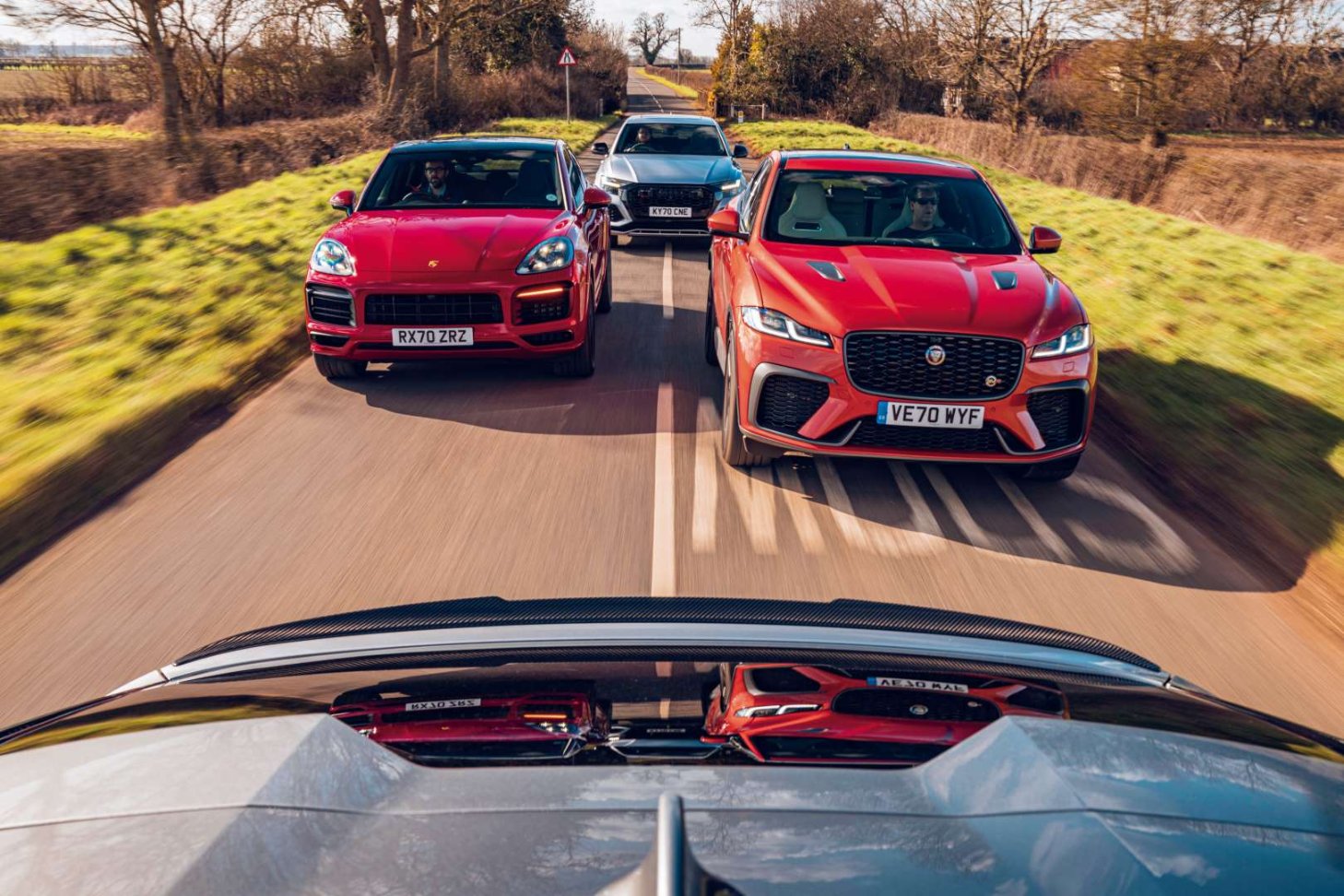 Jaguar F-Pace SVR, Audi RSQ8, Porsche Cayenne Coupé GTS y BMW X6 M: confía en mí