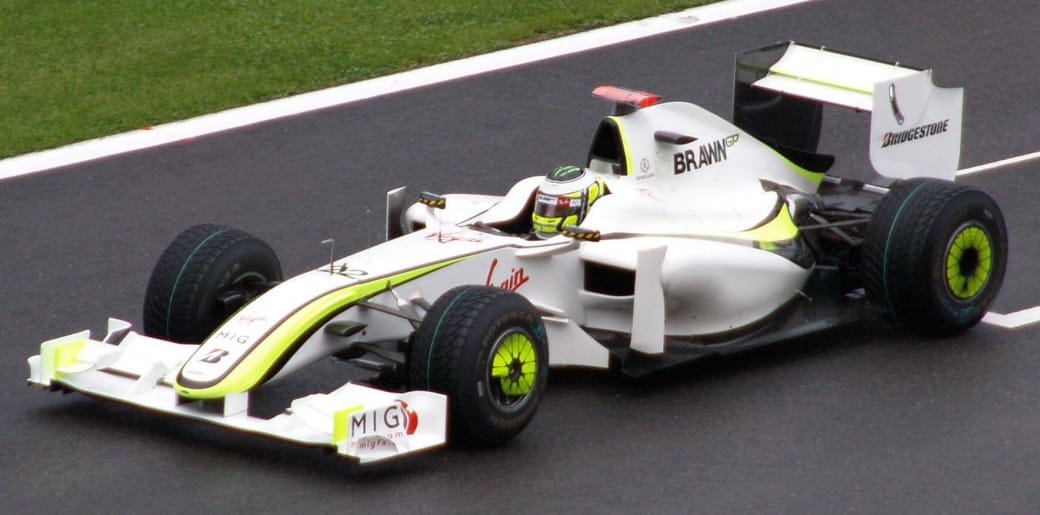 El Brawn GP de Jenson Button vuelve a la acción