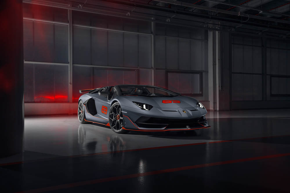 Lamborghini Aventador SVJ 63 Roadster y Huracán EVO GT Celebration