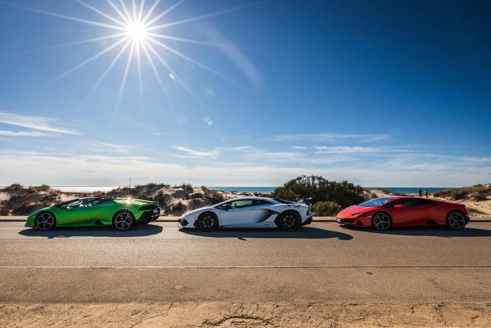 Miedo y Locura en Cádiz en un Lamborghini Aventador SVJ