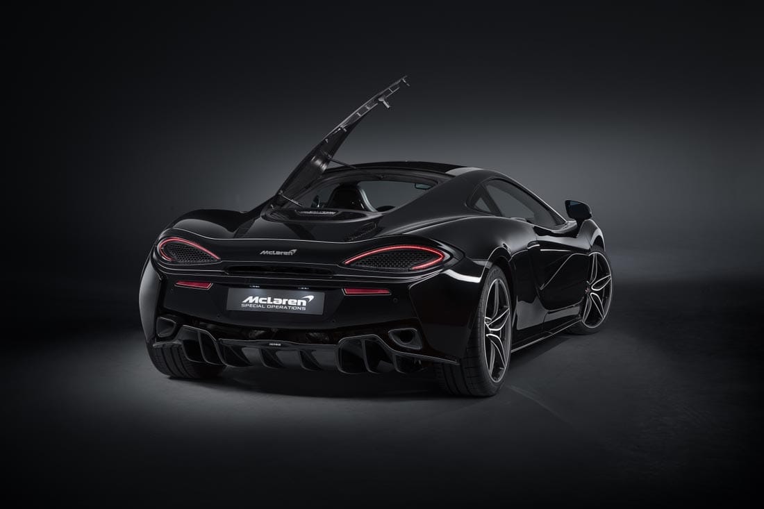 McLaren 570GT Black Collection, camuflaje para las sombras