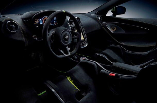 McLaren 600LT Spider Segestria Borealis interior