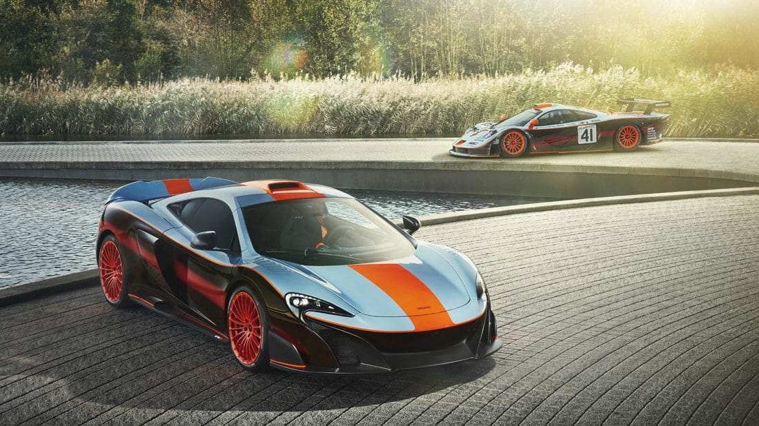 McLaren 675LT MSO Gulf Racing F1 GTR Longtail