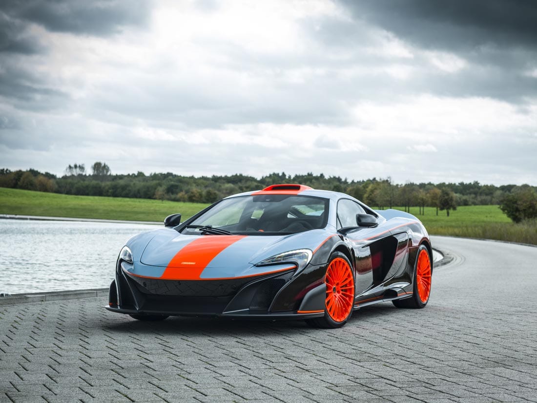 McLaren 675LT MSO Gulf Racing F1 GTR Longtail