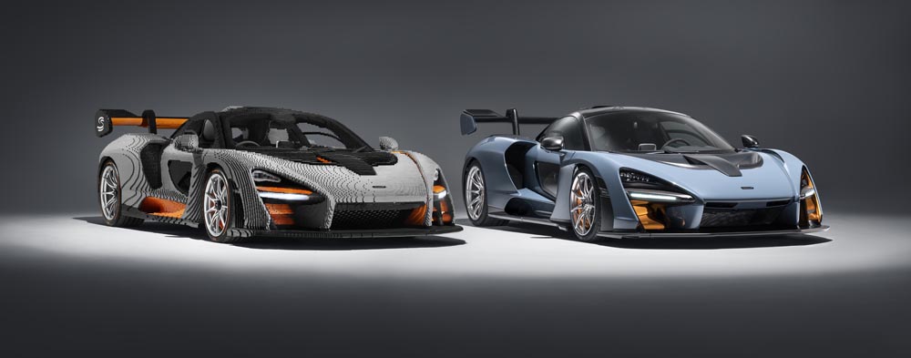 Jugamos con el McLaren Senna de Lego de 500.000 piezas en Woking