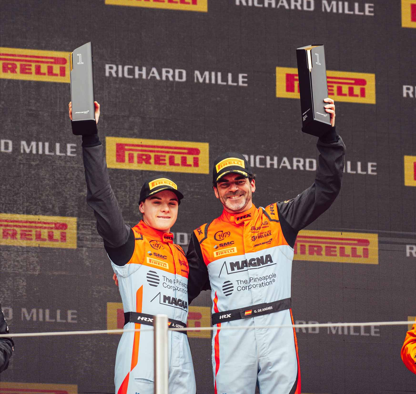 Alejandro Geppert y Gonzalo de Andrés se consagran campeones de Europa en el McLaren Trophy 2024