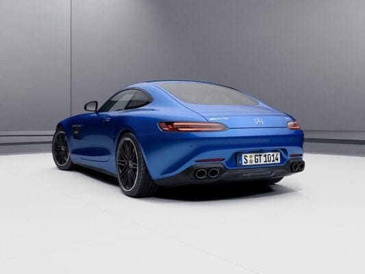 Mercedes AMG GT coupe trasera