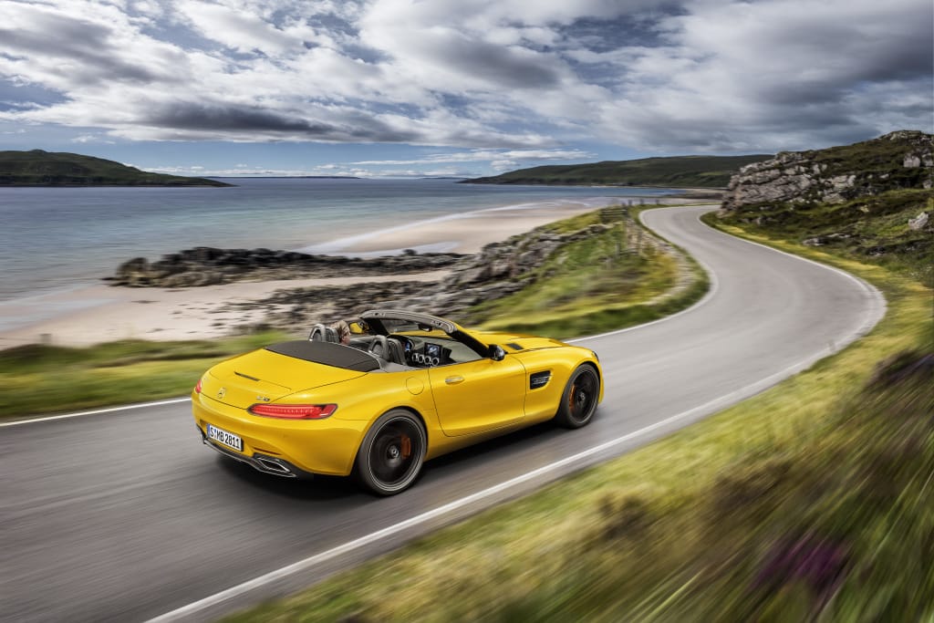 El Mercedes AMG GT S Roadster se une al club de cabrios deportivos con 529 CV