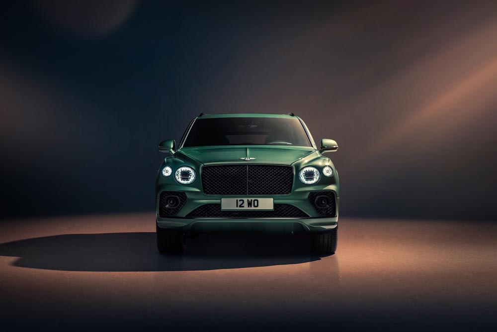 Bentley Bentayga 2020 verde frontal