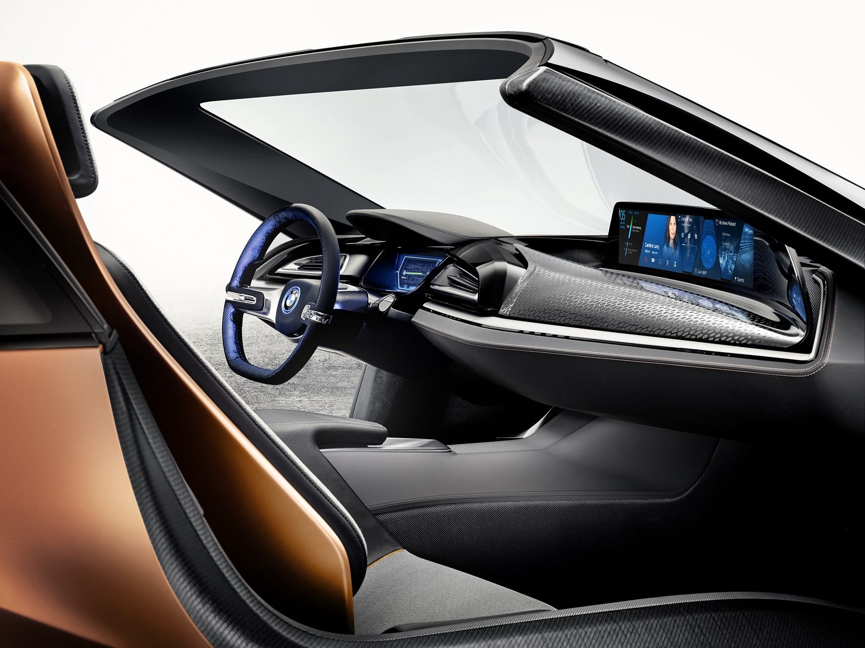 BMW i8 Concept Spyder: tecnología a cielo abierto