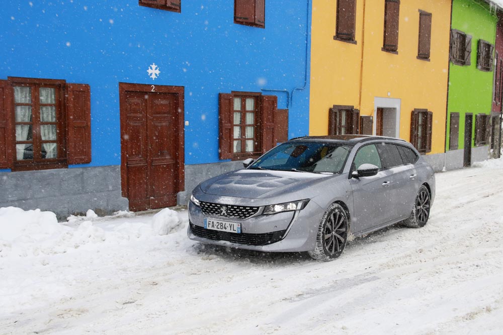 El Peugeot 508 SW no teme a la nieve en la Winter Experience