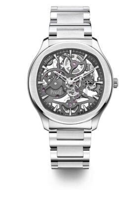 Piaget Polo Skeleton correa acero