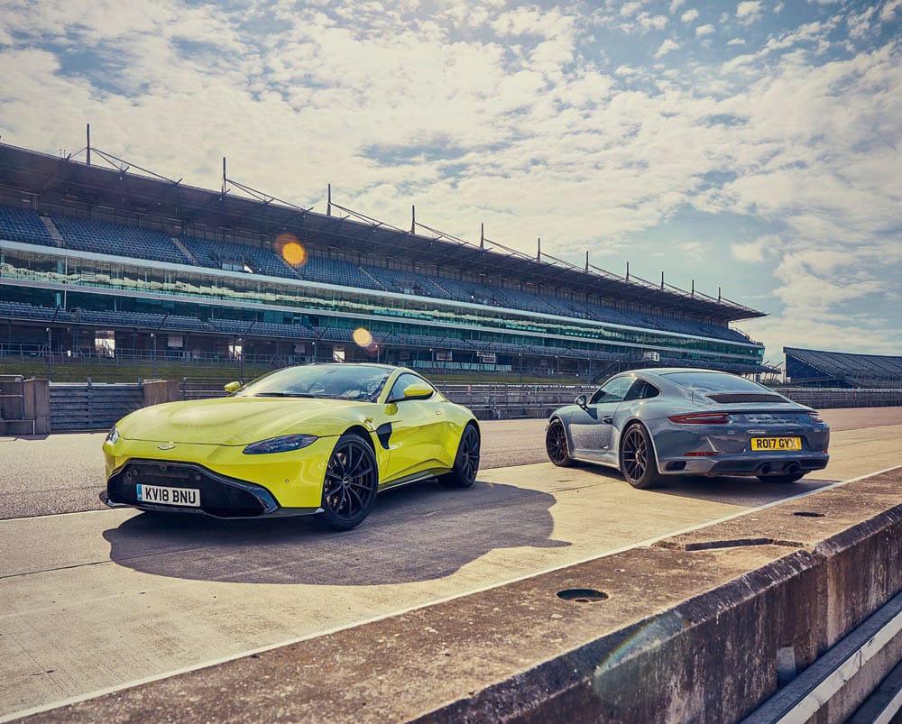 Porsche 911 GTS vs 2017 Aston Martin Vantage 2018