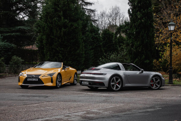 Porsche 911 Targa y Lexus LC 500 Cabrio