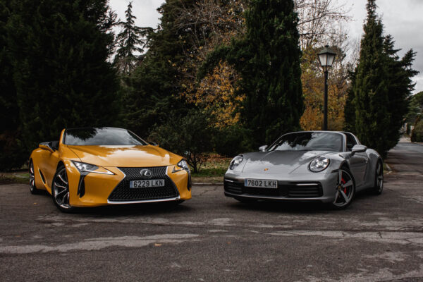 Porsche 911 Targa y Lexus LC 500 Cabrio