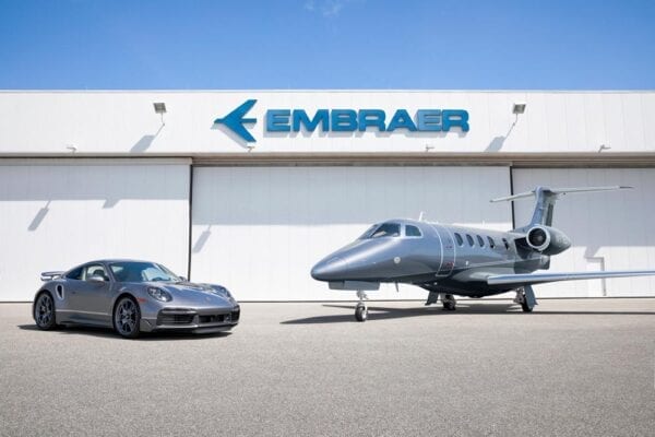 Porsche y Embraer crean el dúo perfecto para volar