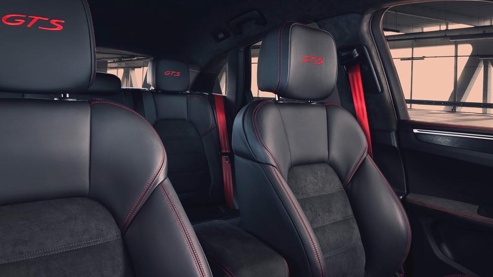 Interior asientos Porsche Macan GTS 2020