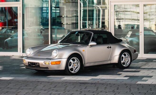 Porsche 911 cabriolet perfil