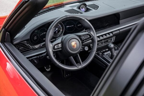 Porsche 911 Targa 4S 2020 prueba interior