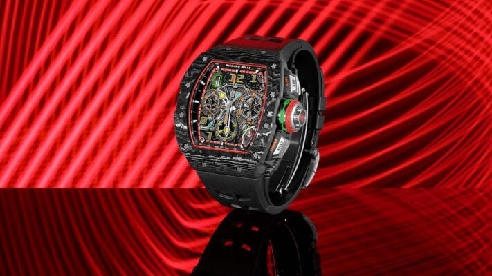 Richard Mille RM65-01 fondo rojo