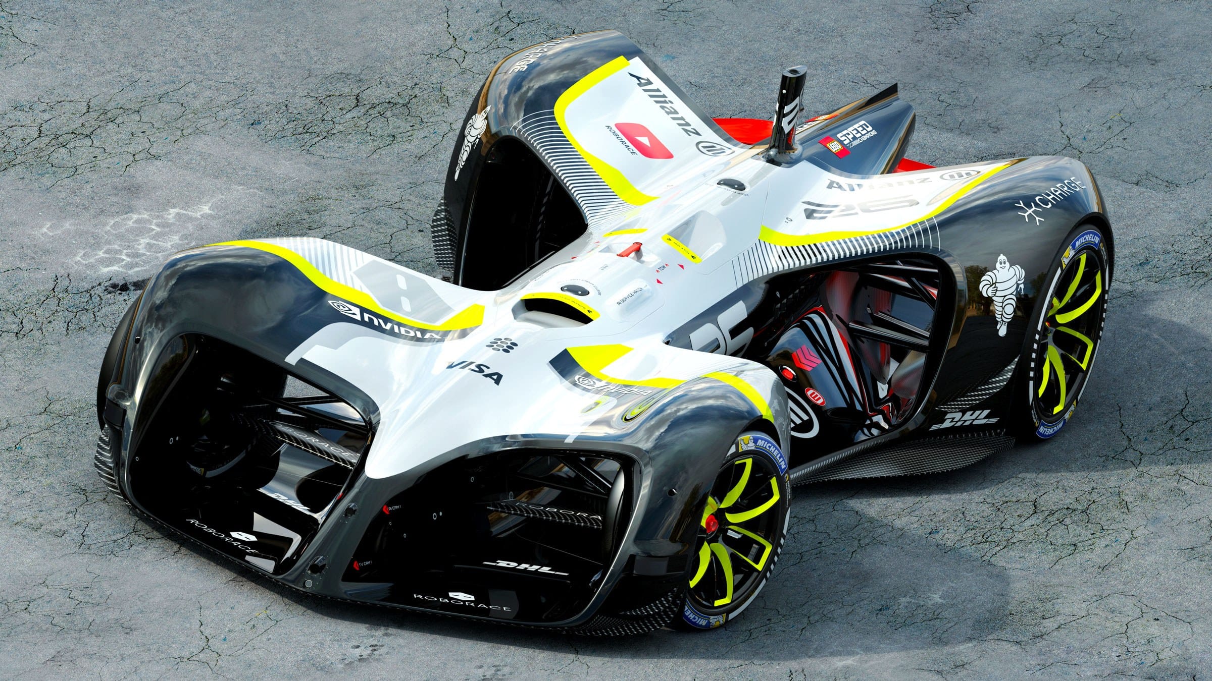 Roborace, el coche de competición autónomo en acción por primera vez