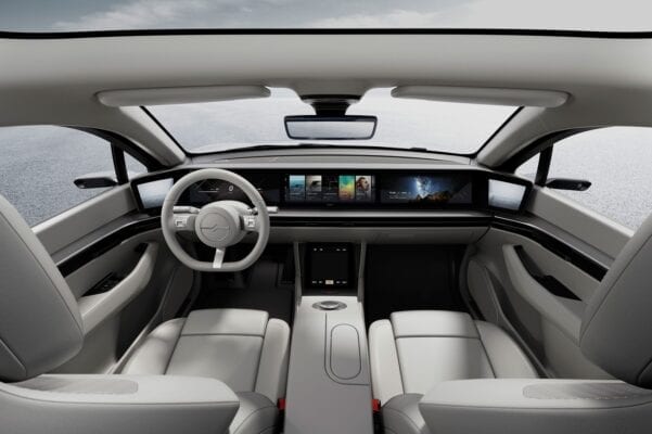 Sony Vision-S interior