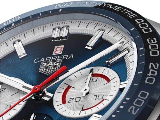 Carrera Sport Chronograph detalle azul