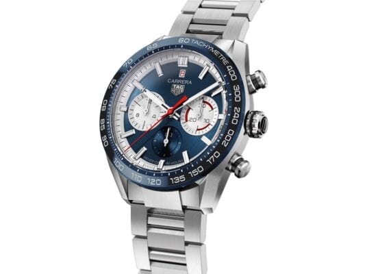 Carrera Sport Chronograph frontal azul