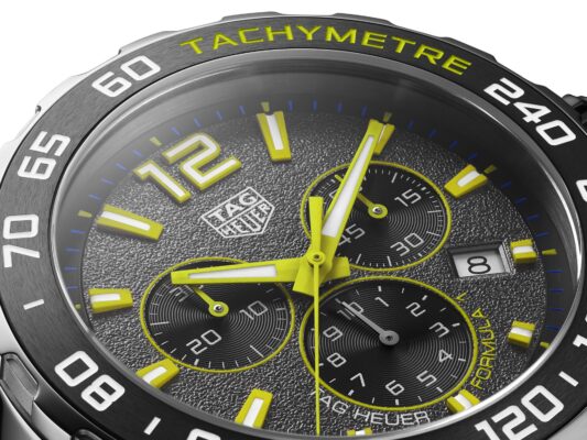 TAG Heuer Formula 1 esfera amarillo