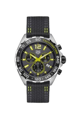 TAG Heuer Formula 1 frontal amarillo