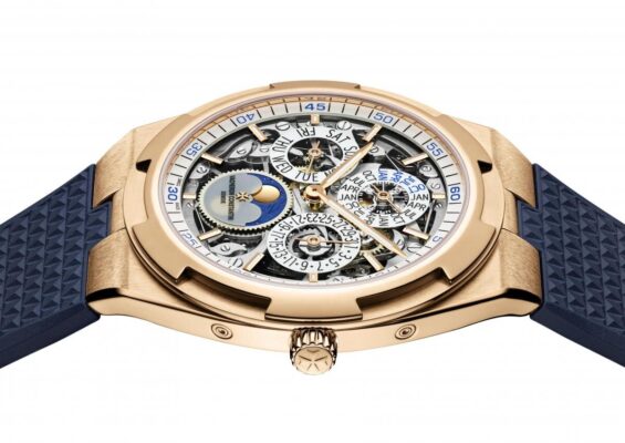 Vacheron Constantin Overseas Calendario Perpetuo Esqueleteado vista lateral