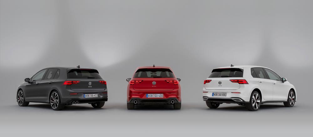 Los Volkswagen Golf GTI, GTD y GTE ya tienen cifra de potencia