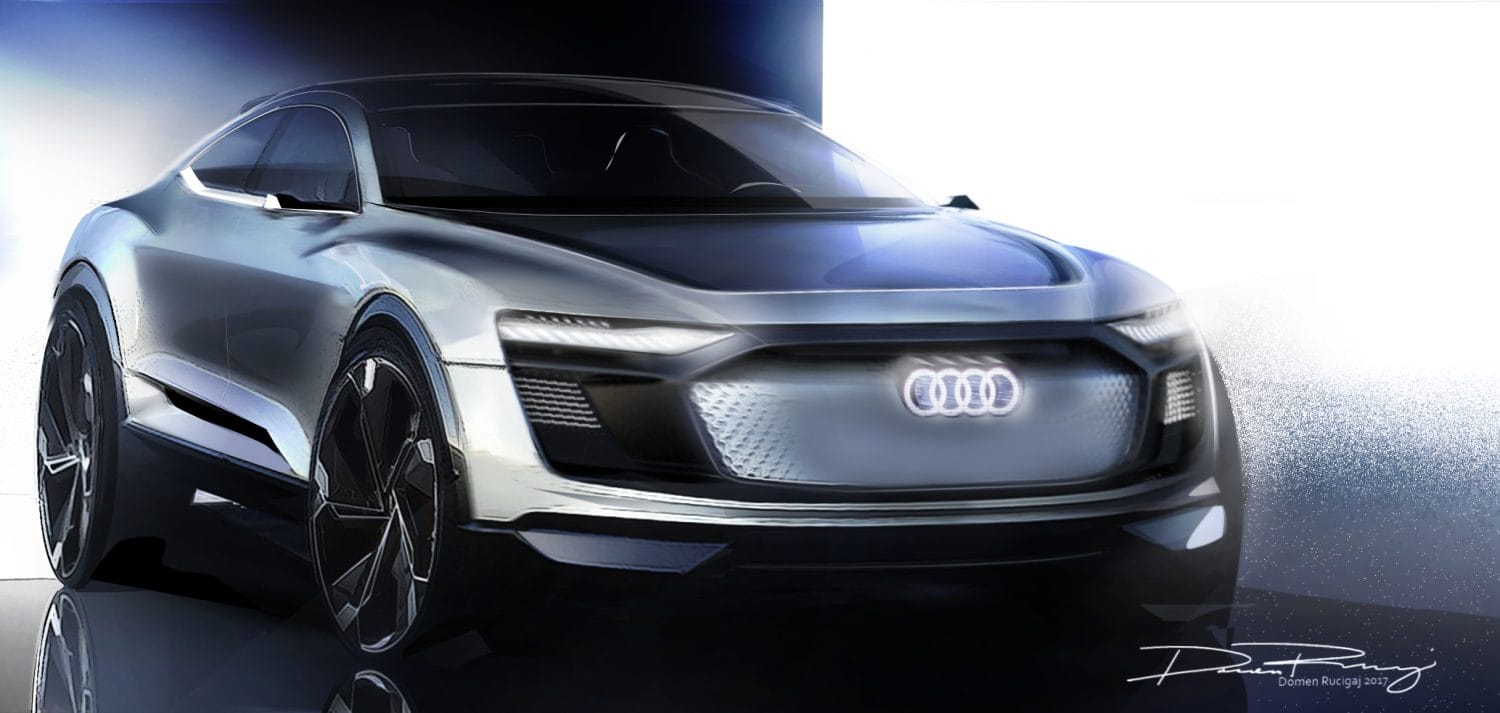 Os mostramos los primeros bocetos del futuro eléctrico de Audi, el e-tron Sportback Concept