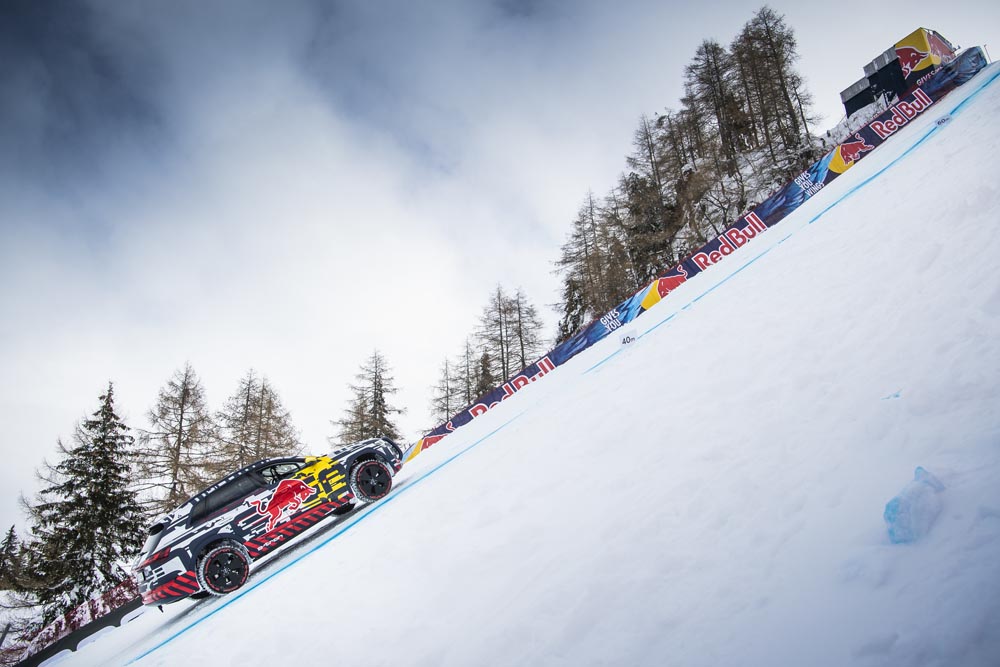 Audi e-Tron Extreme en la legendaria «Streif»