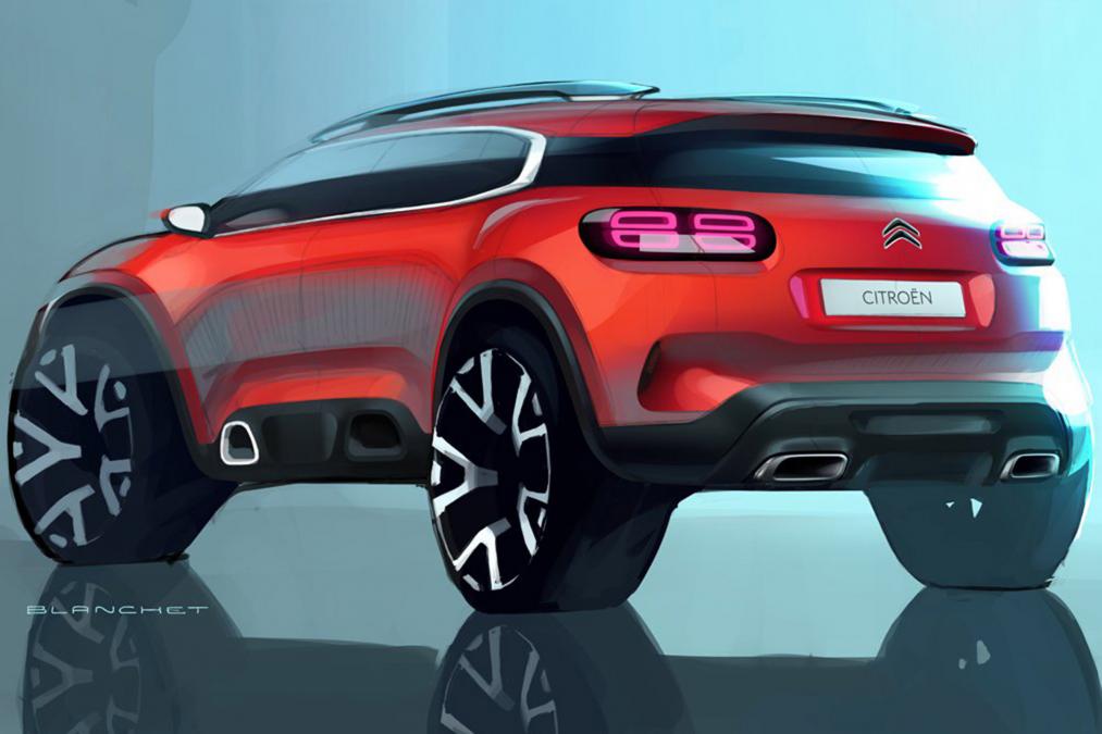 Nuevos diseños del Citroën C5 Aircross que será presentado en el Salón de Shangai