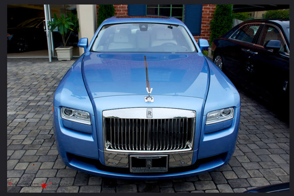 Rolls-Royce Ghost azul de Maradona