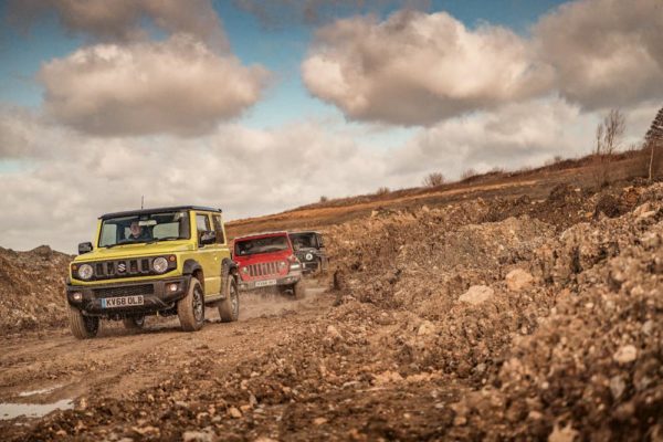 Los juegos del barro: Wrangler, Jimny y Clase G