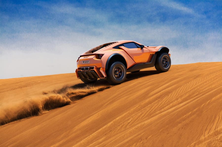 El Zarooq Sand Racer al descubierto en su versión de producción