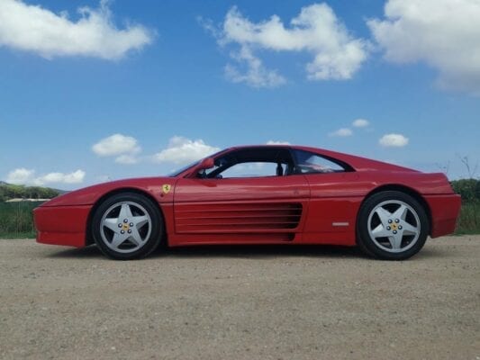 Ferrari 348 perfil lateral