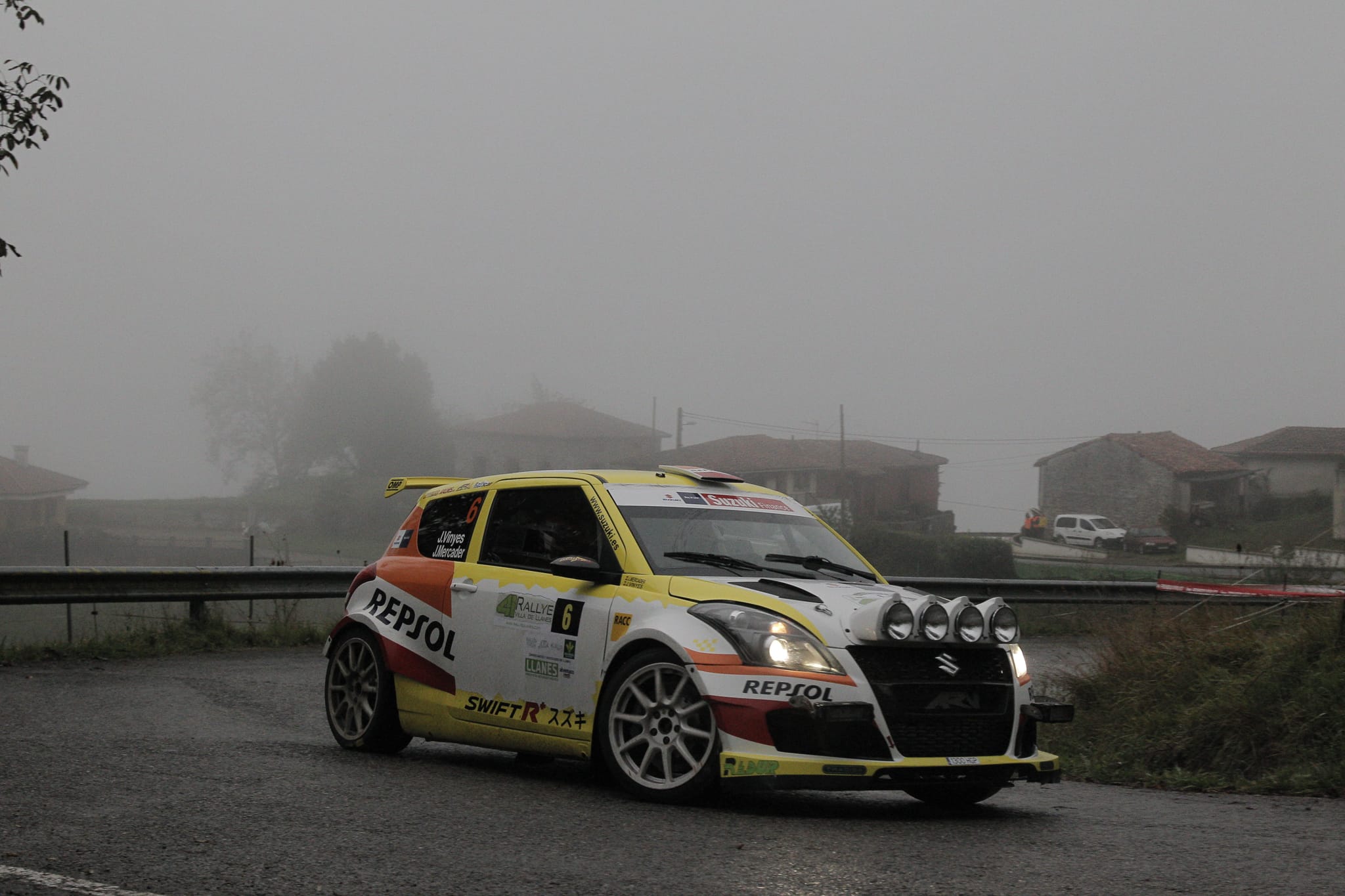 Joan Vinyes y Jordi Mercader, sublime actuación en el Rallye de Llanes