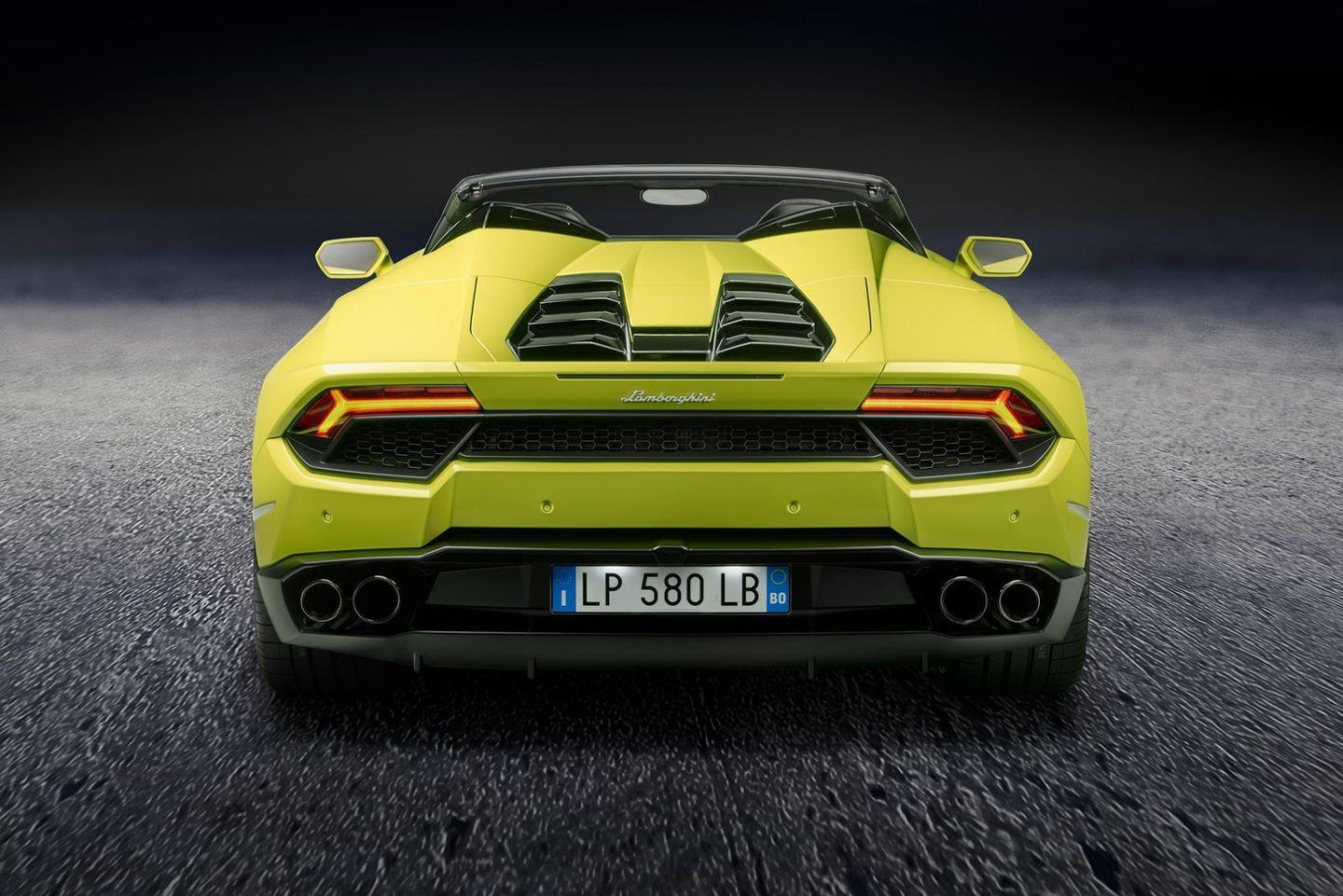 Lamborghini Huracán Spyder LP580-2: desmelene a dos ruedas